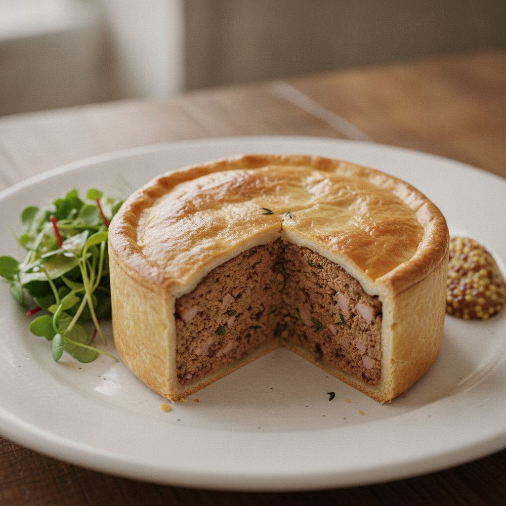 Chicken Liver and Pork Pie (Low-Calorie)