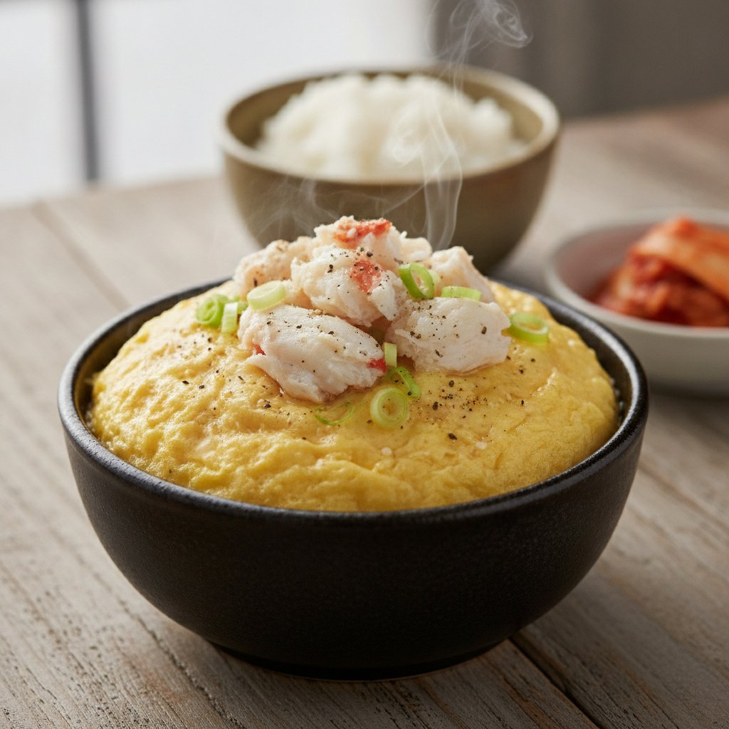 Steamed Egg With Crab