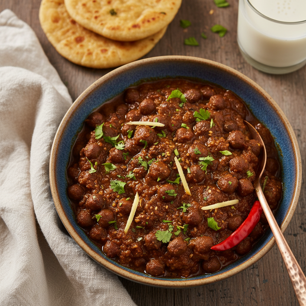 Spiced Black Chickpea Curry — Kala Chana Masala