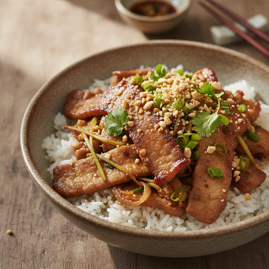 Stir Fried Pork With Lemongrass (Gluten-Free)