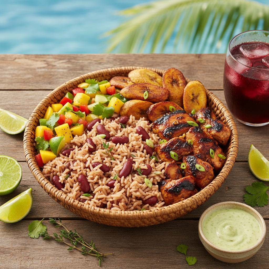 Caribbean Rice and Peas Power Bowl 