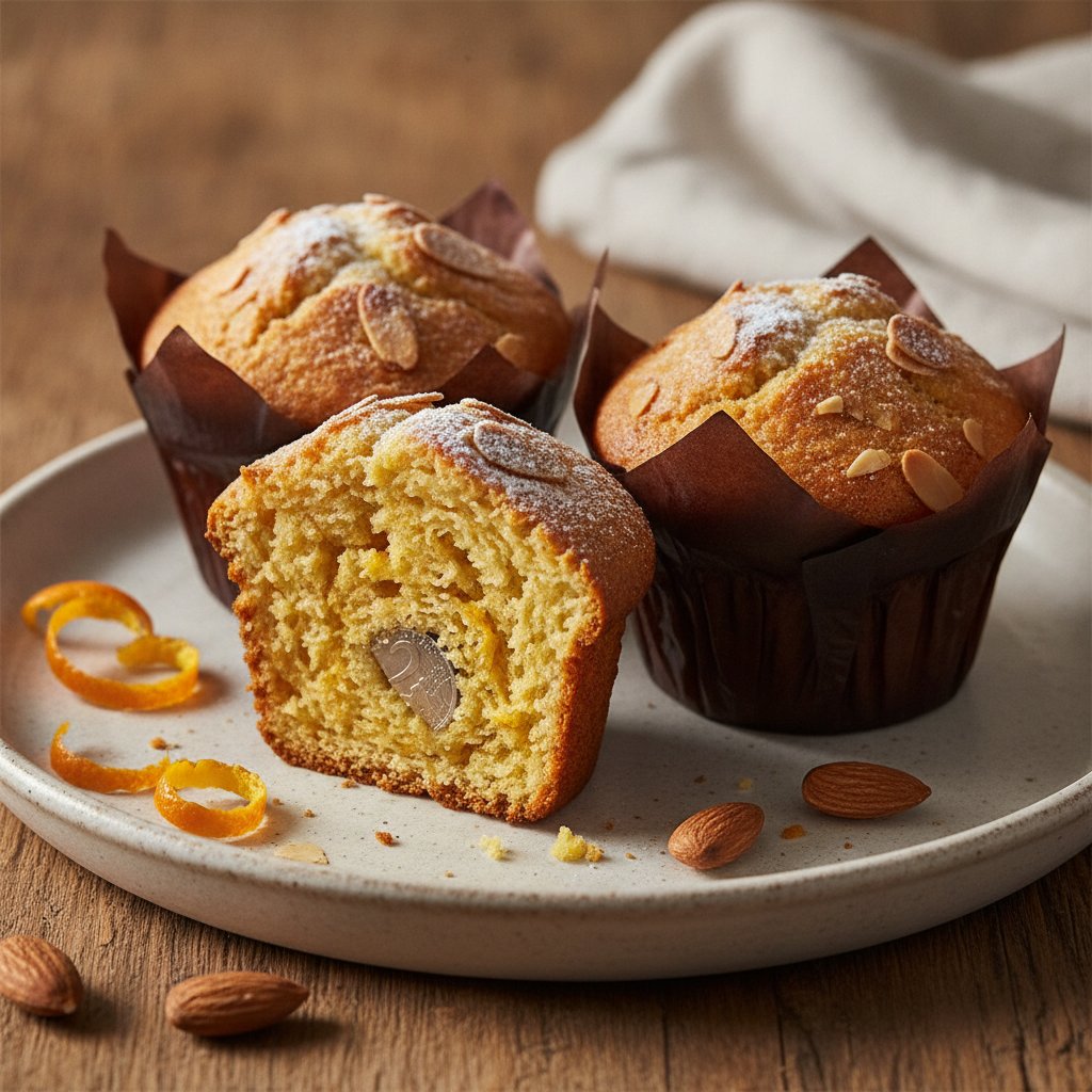Vasilopita Lucky Cake Muffins