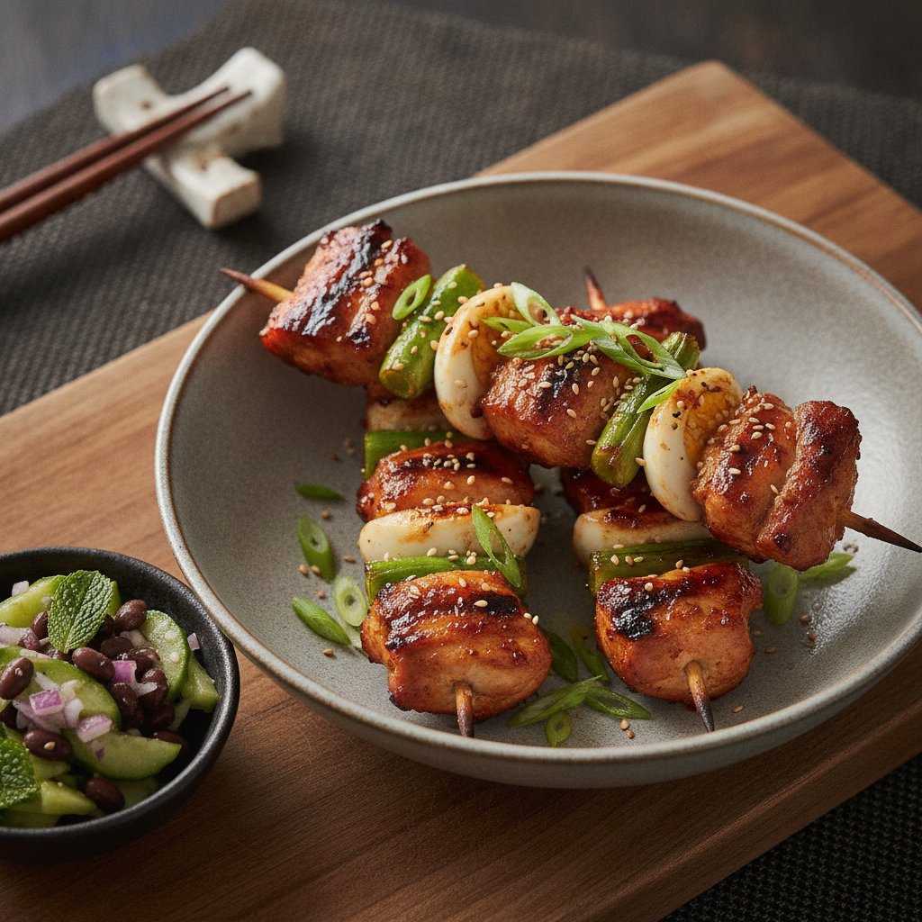 Korean Grilled Chicken Skewers (High-Protein)