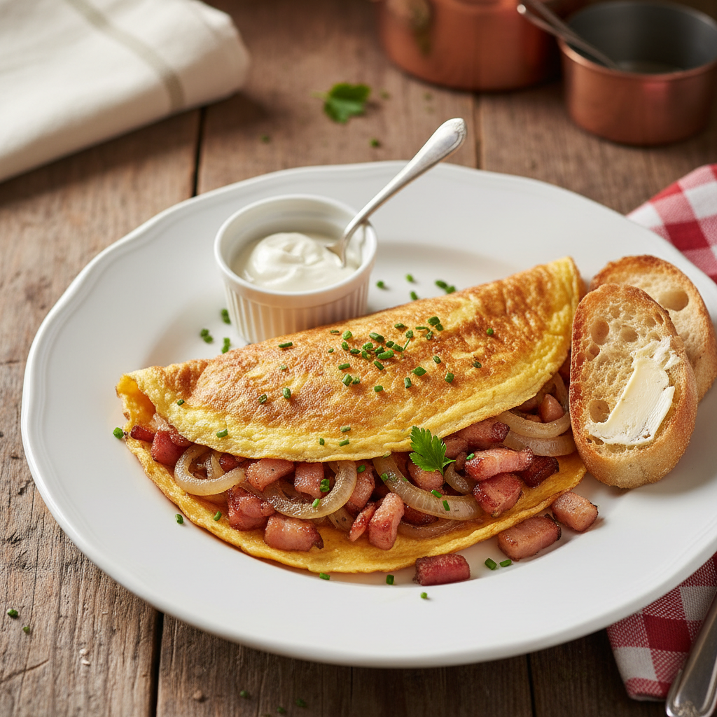 Omelette Lyonnaise