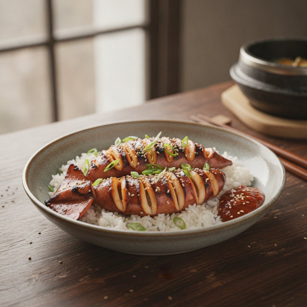 Korean Grilled Squid