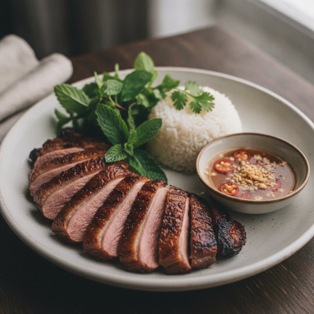 Grilled Duck with Five Spice