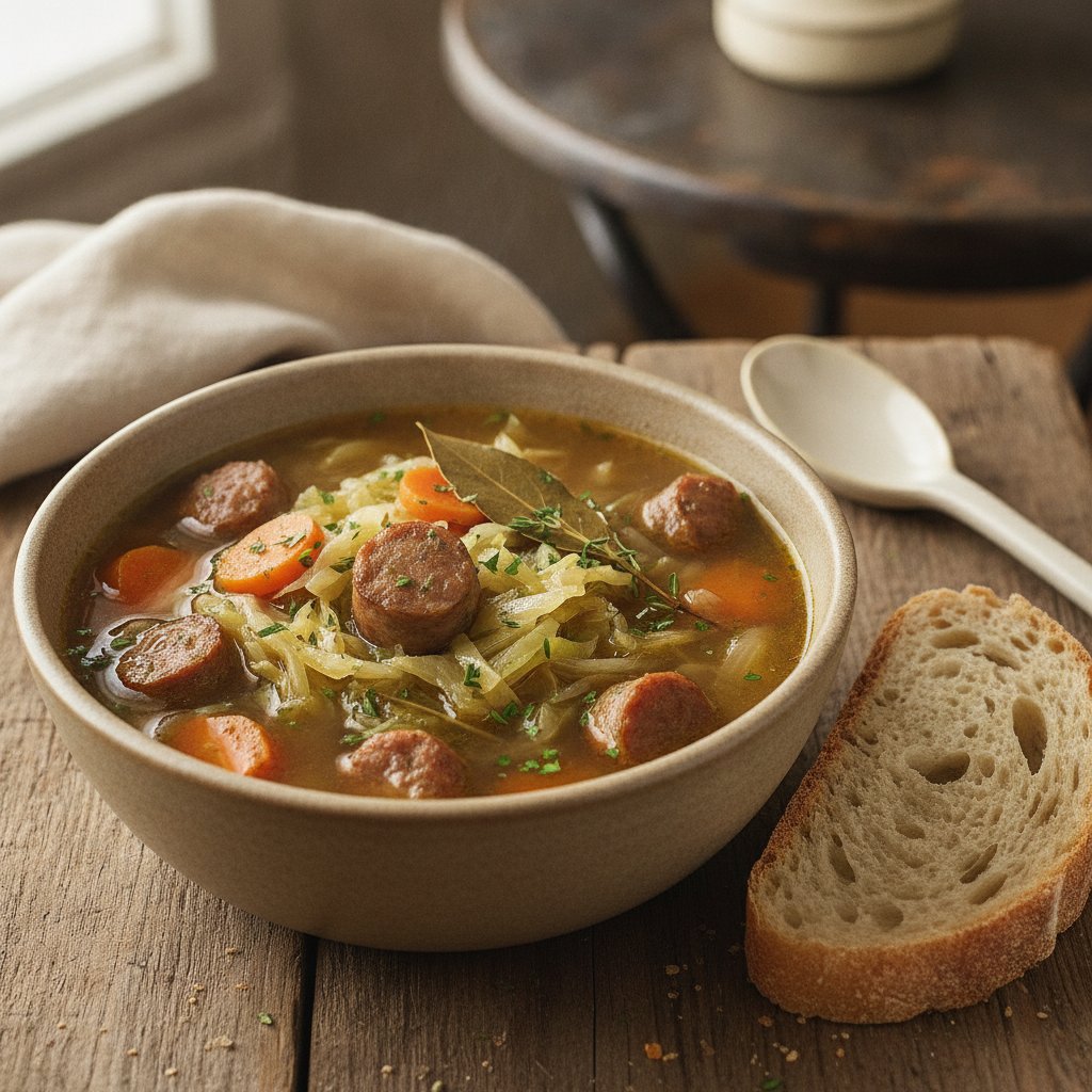 Sausage and Cabbage Soup