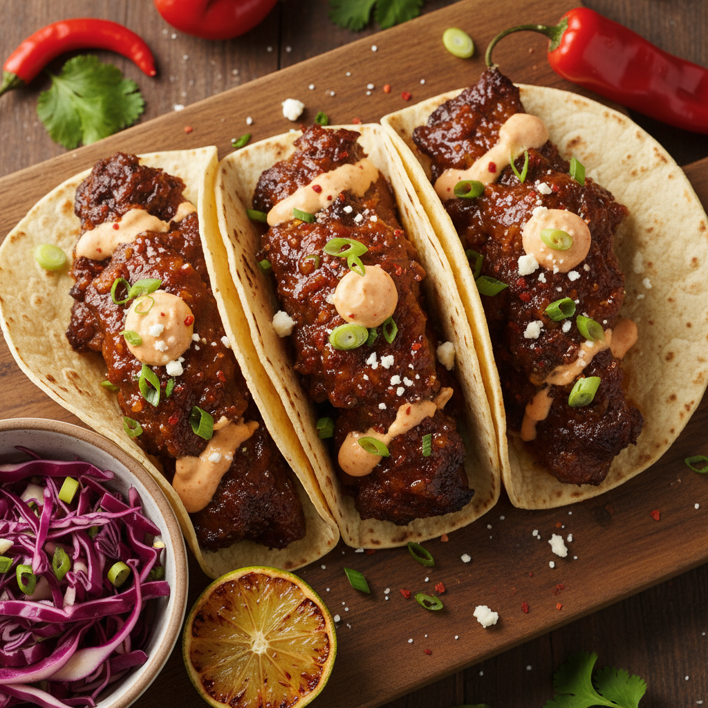 Maple and Smoked Paprika Short Rib Tacos