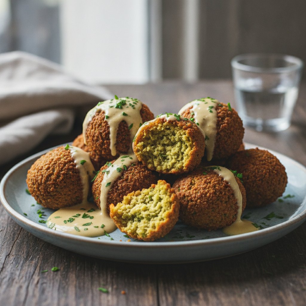 Crispy Fried Chickpea Balls (Gluten-Free)