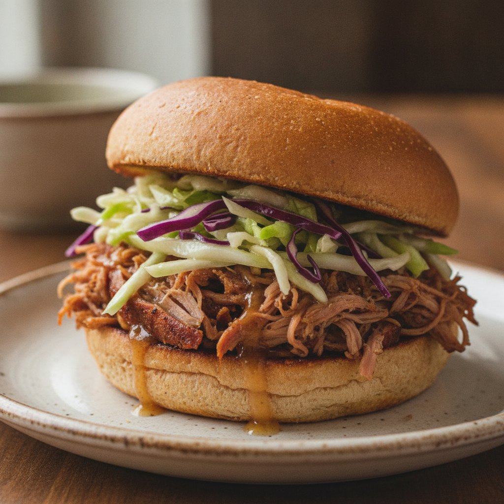Pulled Pork Sandwich (Low-Calorie)