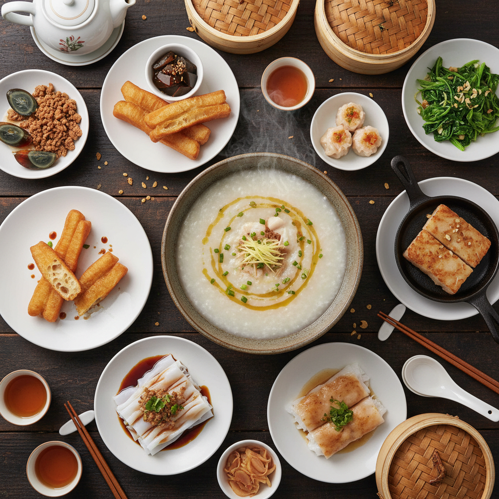 Cantonese Congee Brunch Board
