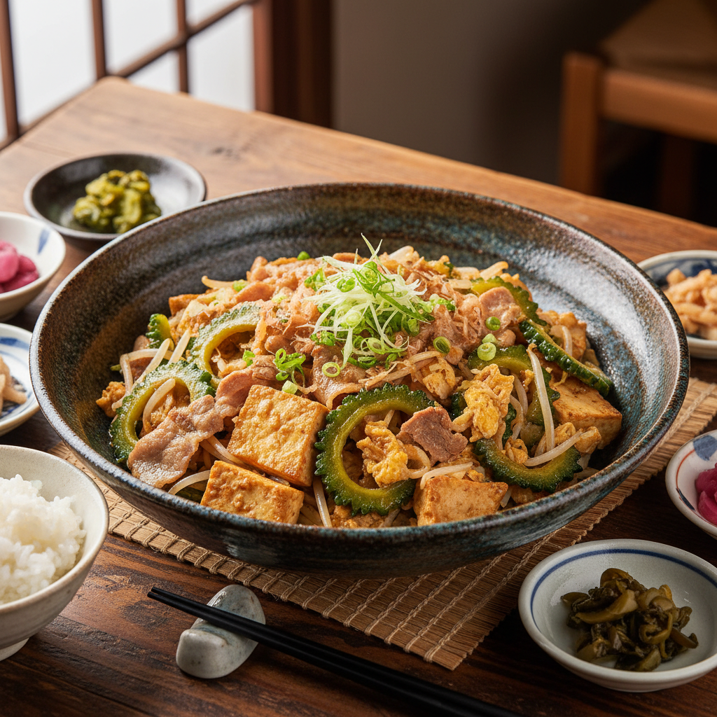 Okinawan Bitter Melon Stir-Fry — Okinawa Champuru