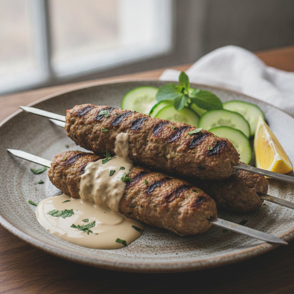 Skewered Ground Meat Grill (Keto)
