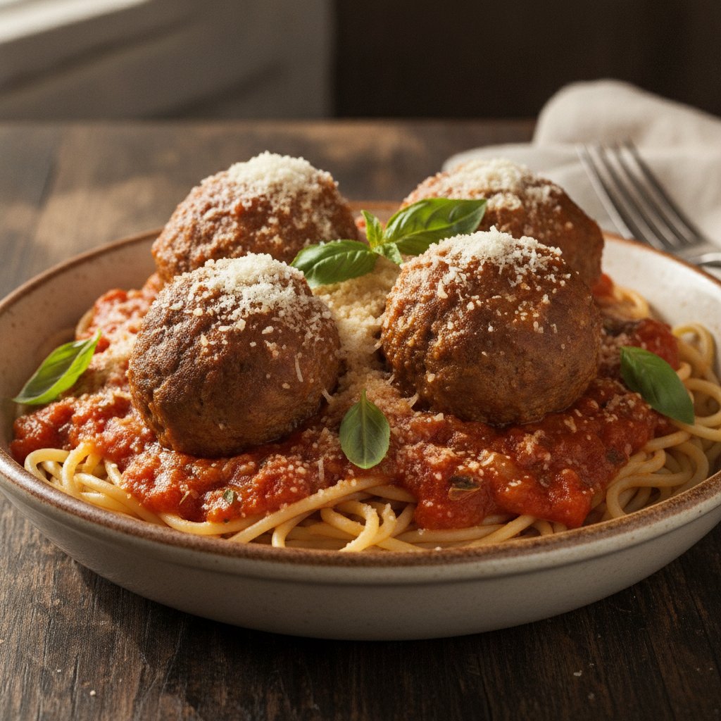 Spaghetti and Meatballs