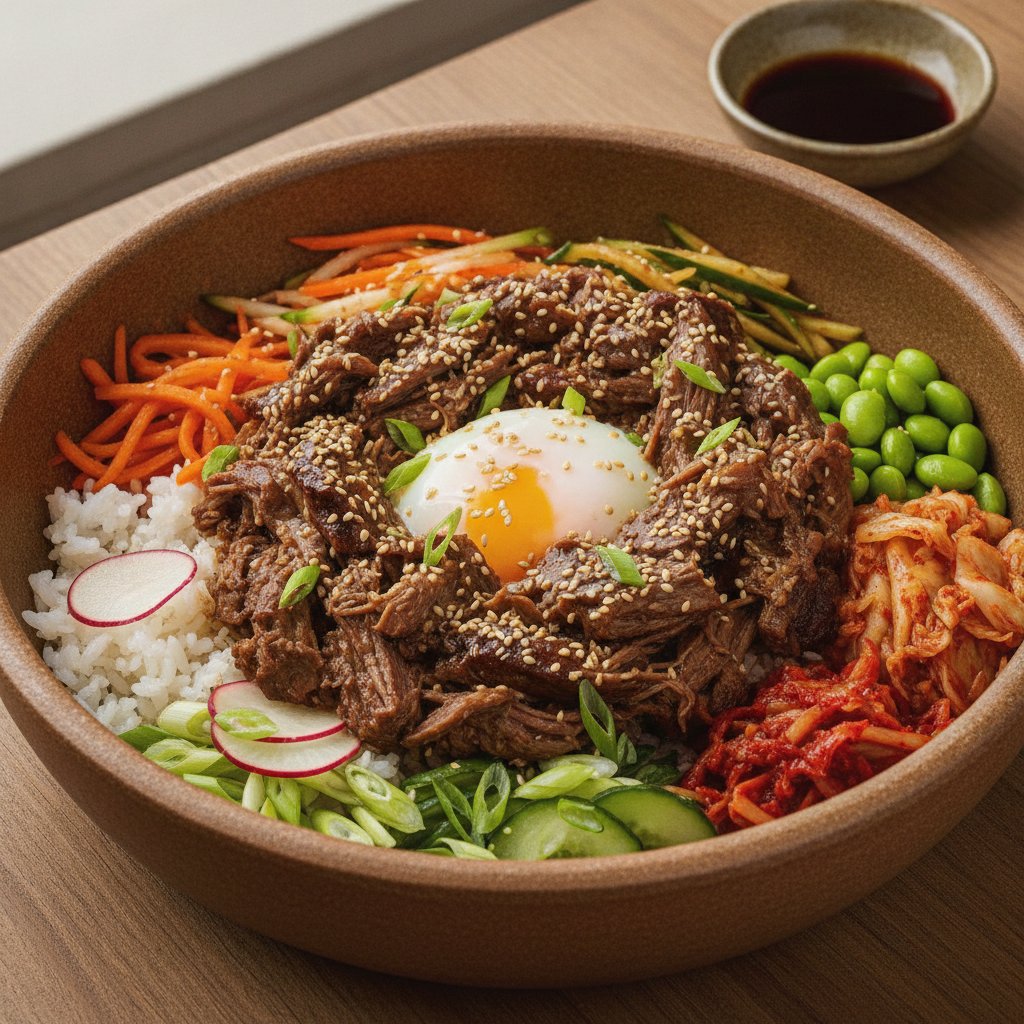 Beef Short Rib Rice Bowl (High-Protein)