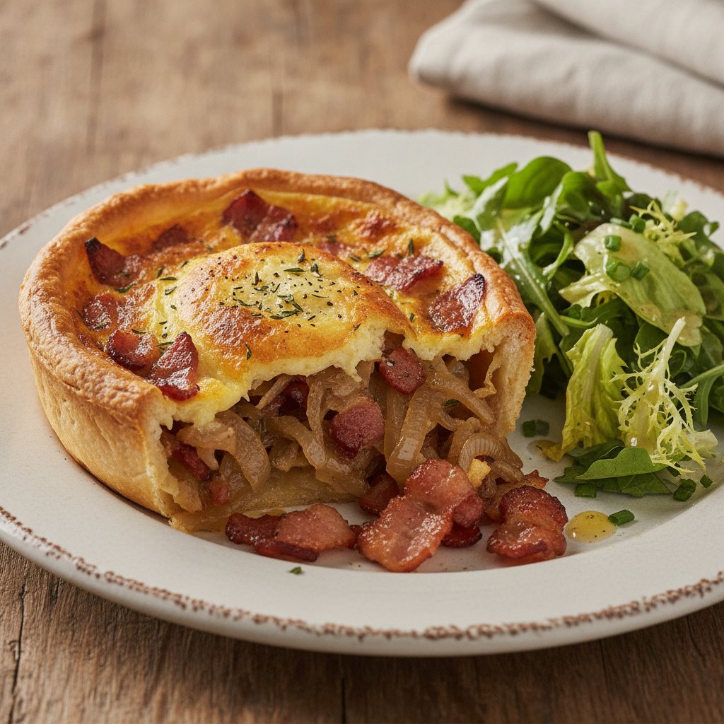Onion and Bacon Tart