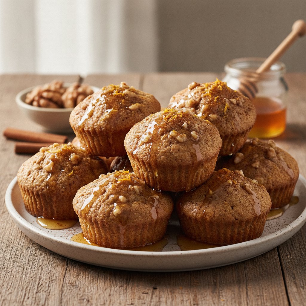 Spiced Honey Cookie Muffins