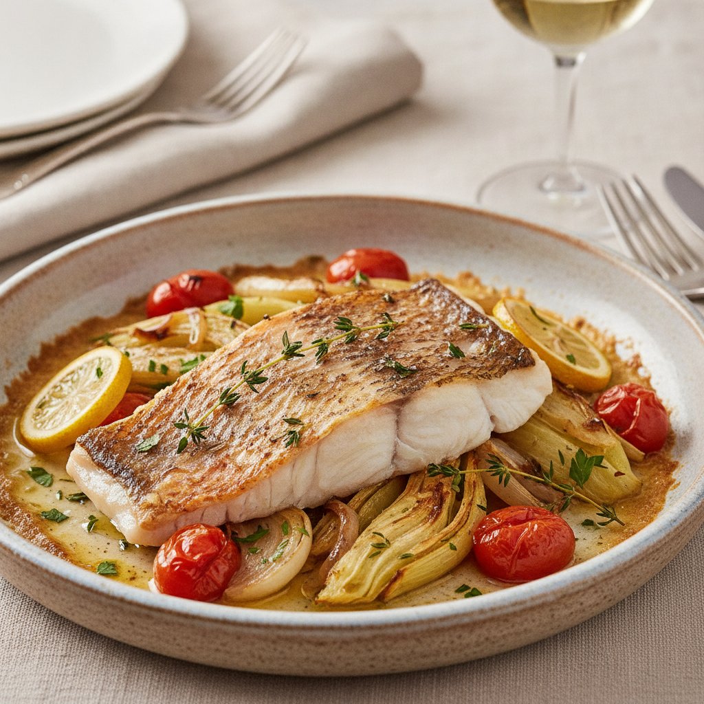 Baked Snapper with Fennel