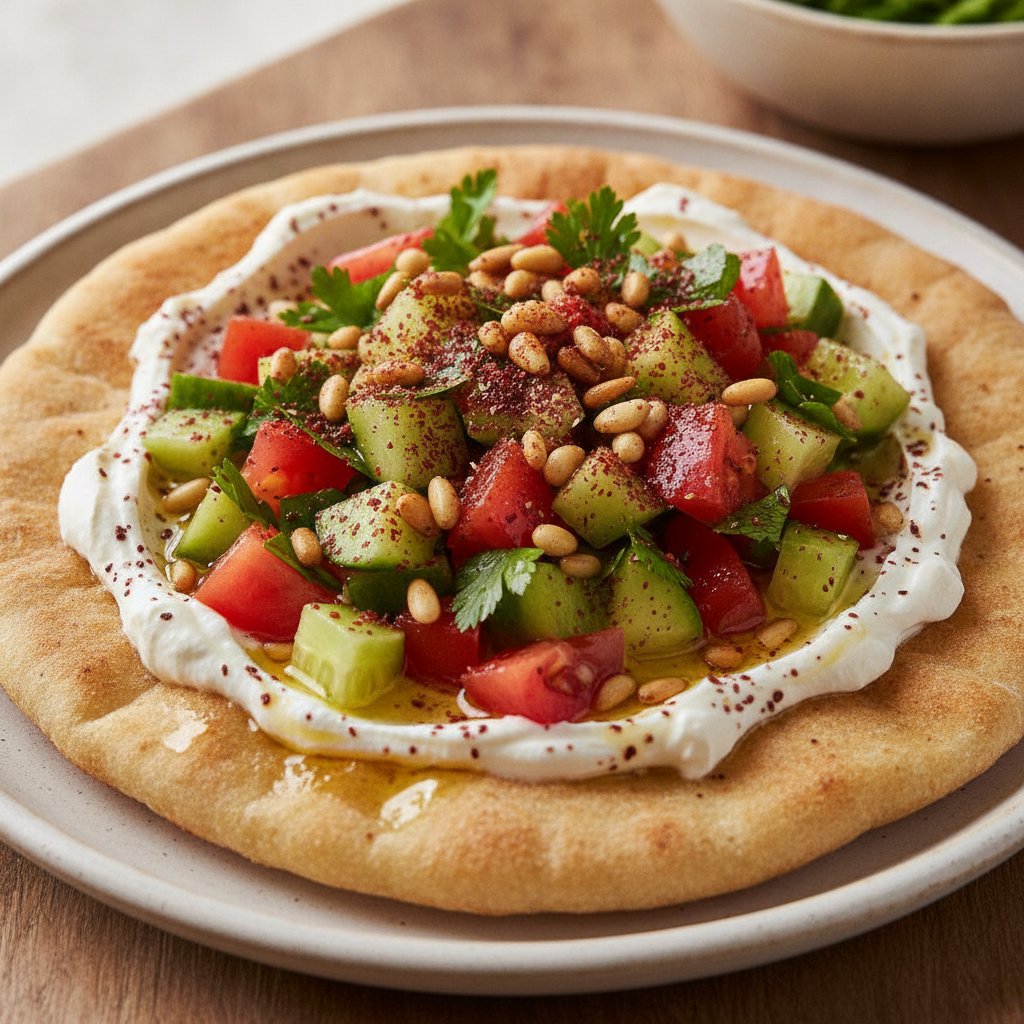 Herb and Sumac Flatbread