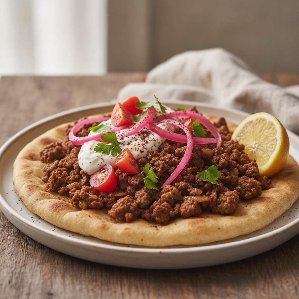 Spiced Lamb Flatbread