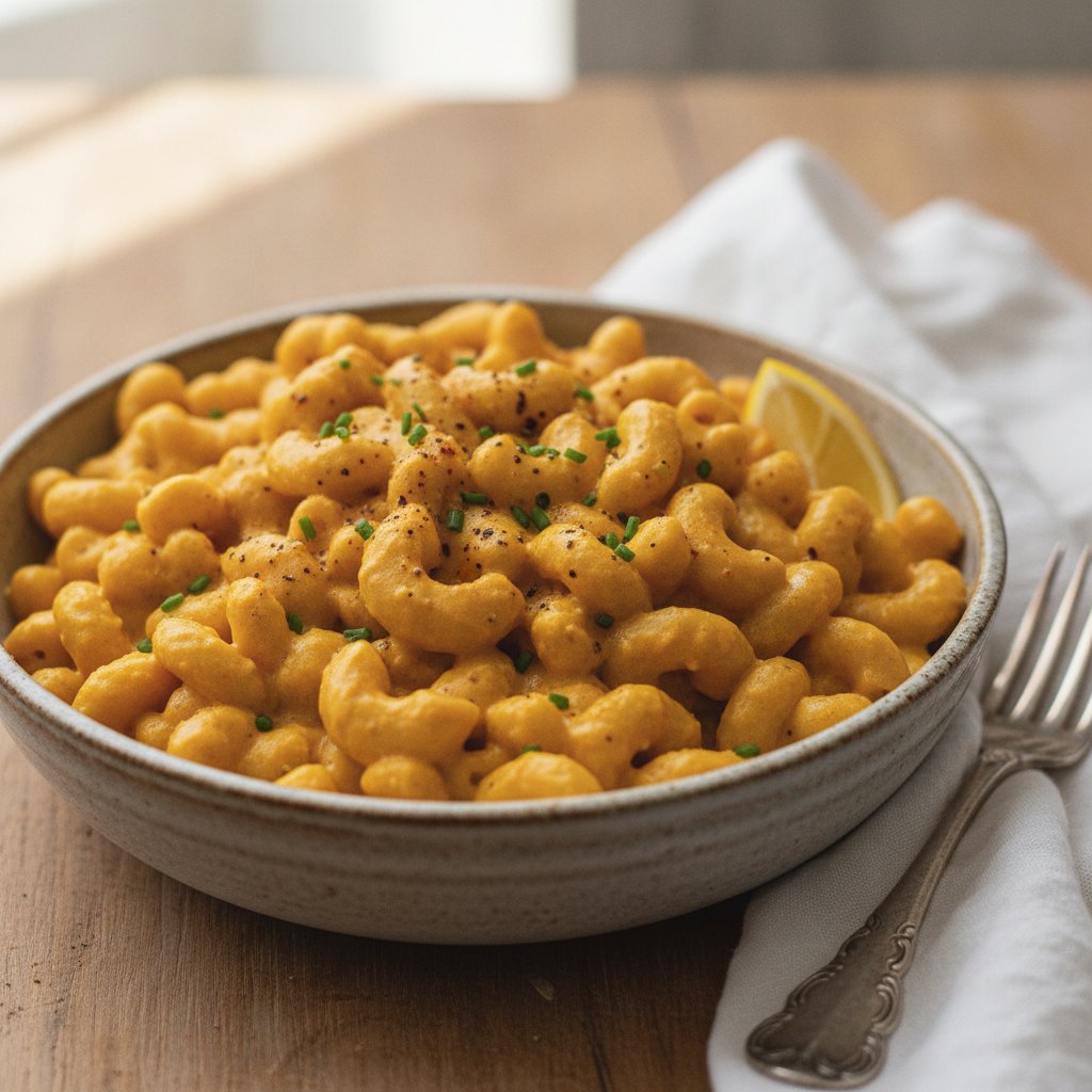 Vegan Cashew Mac and Cheese