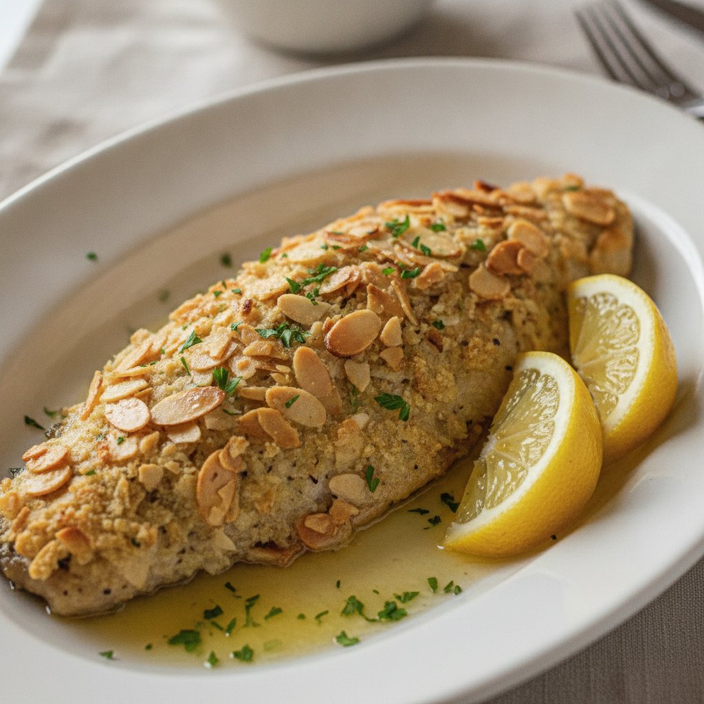Baked Trout with Almonds