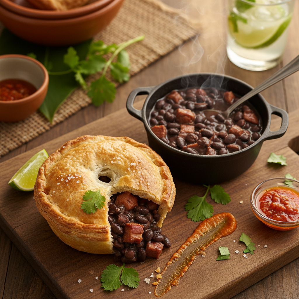 Brazilian Black Bean Scotch Pie - Feijoada Scotch Pie