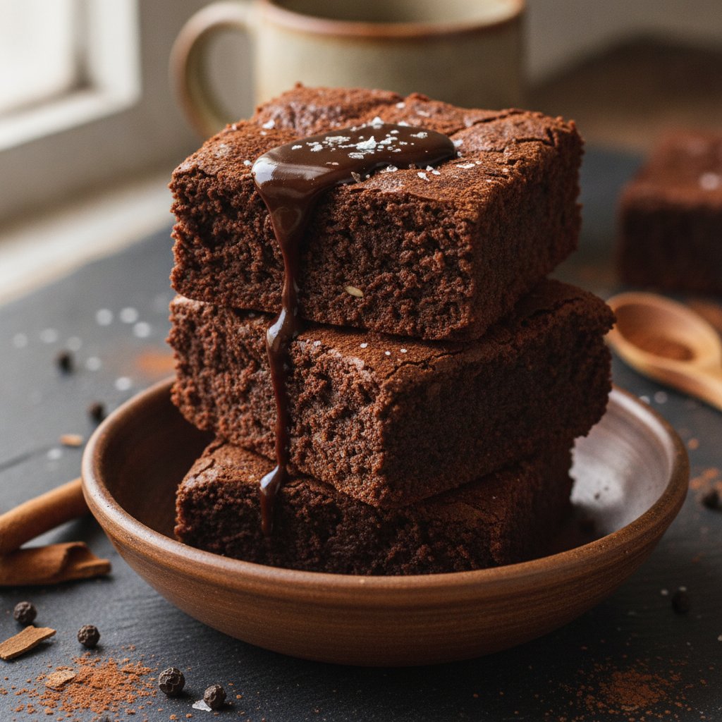 Mexican Chocolate Keto Brownies