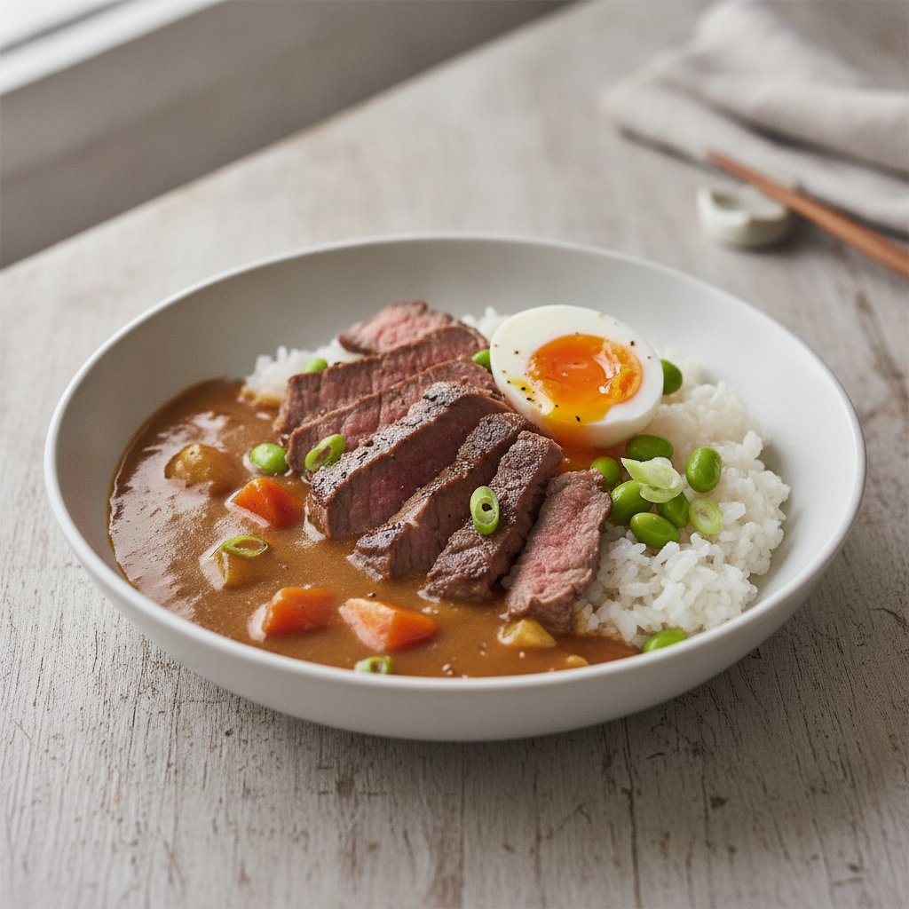 Curry Rice with Beef (High-Protein)