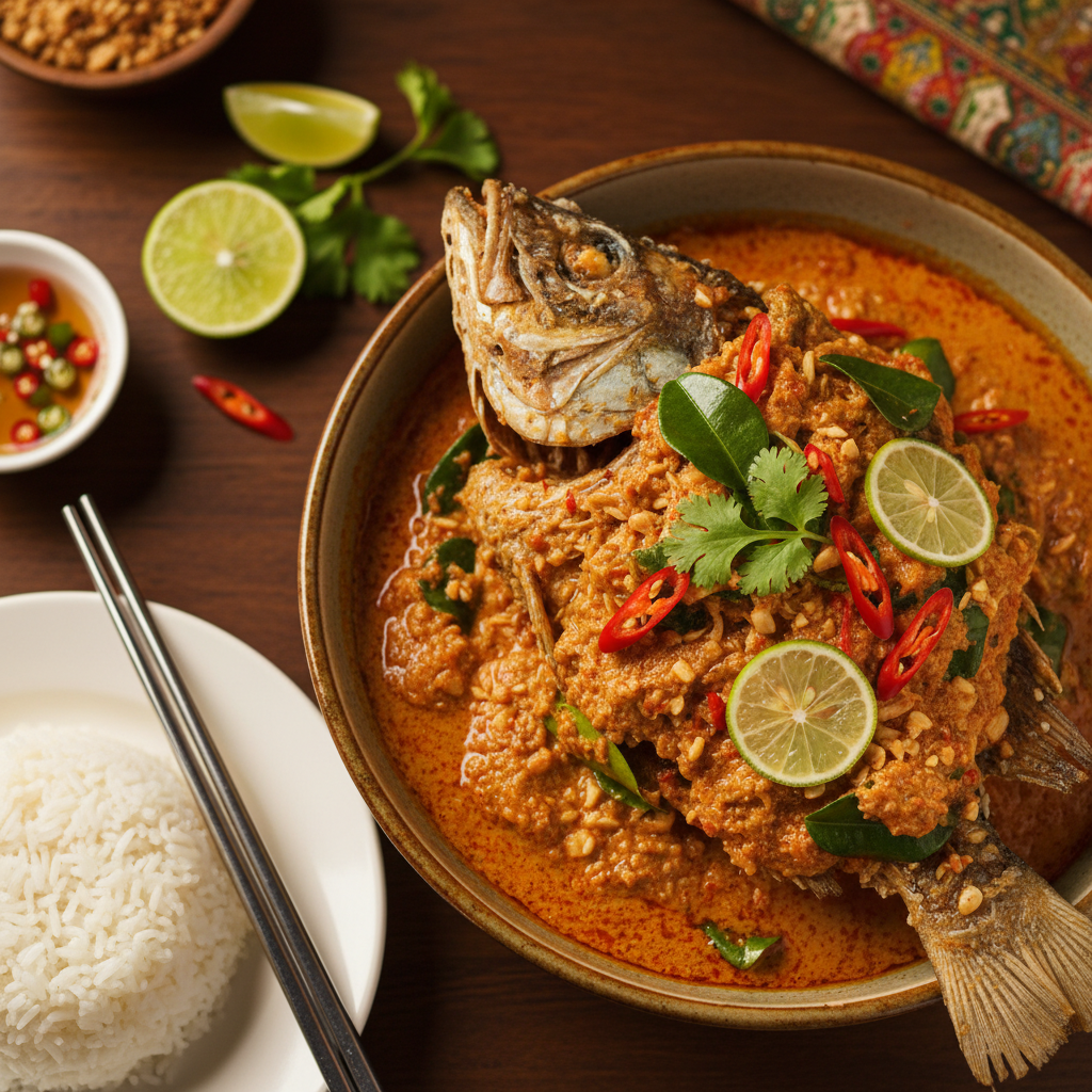 Pan-Fried Fish in Red Curry — Choo Chee Pla