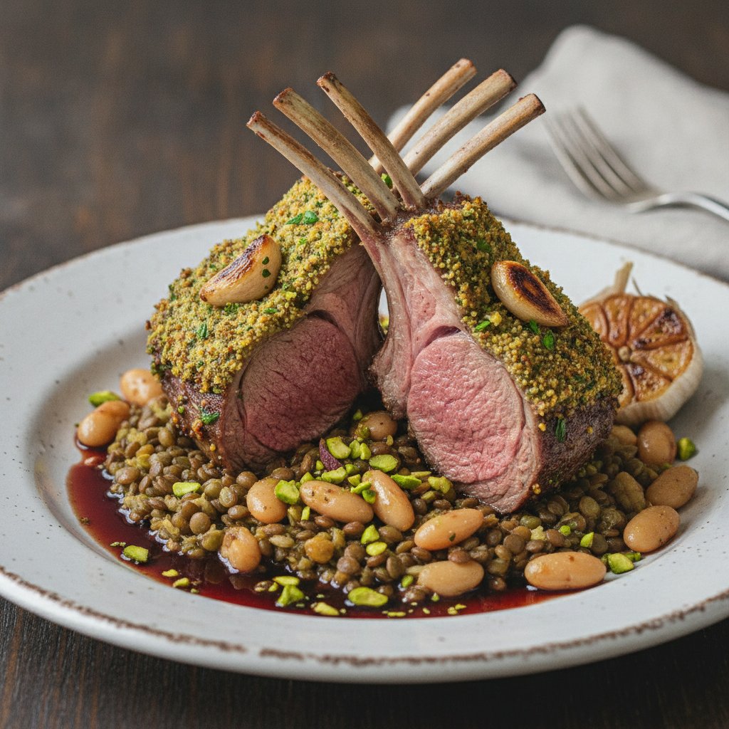 French Roast Rack of Lamb with Herbs (High-Protein)