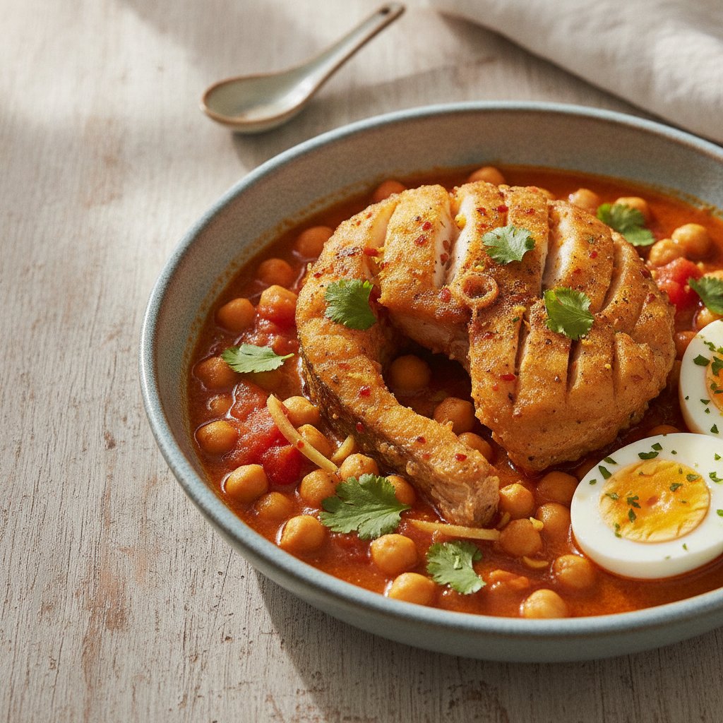 Fried Whole Fish Curry Style (High-Protein)