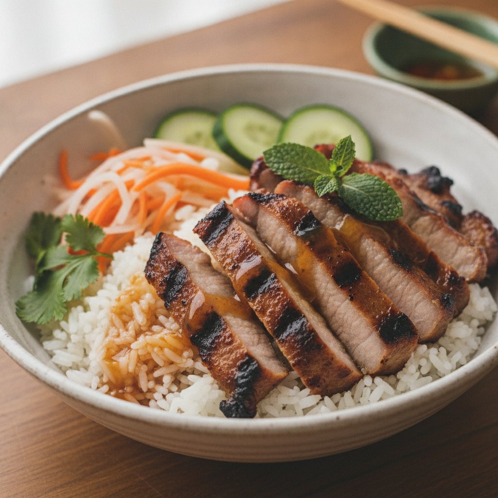 Grilled Pork Rice Bowl