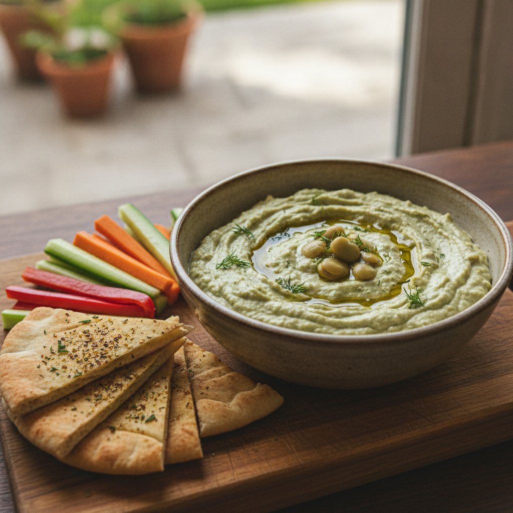 Mashed Fava Bean Dip (Dairy-Free)
