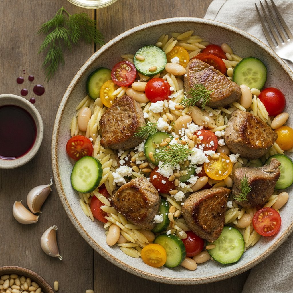 Lamb and Pasta Bowl (High-Protein)