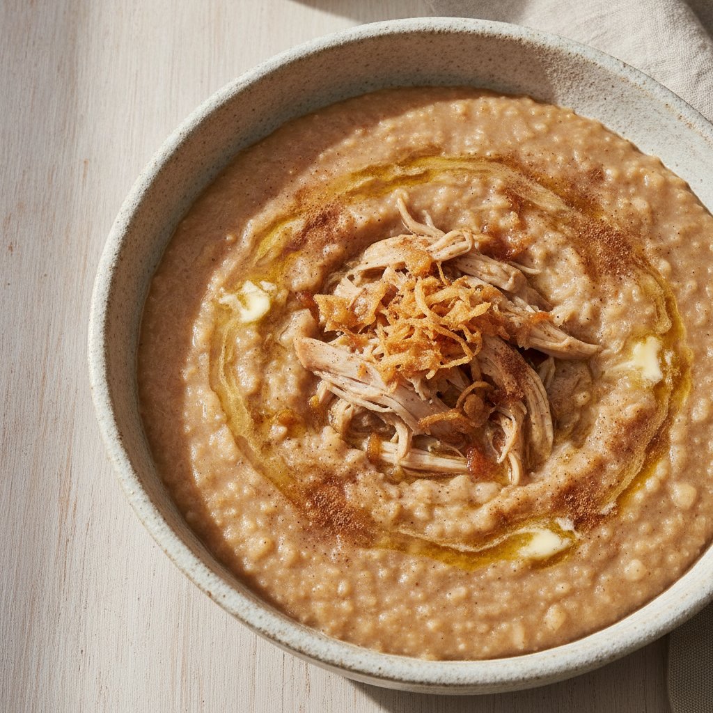 Meat and Wheat Porridge Stew
