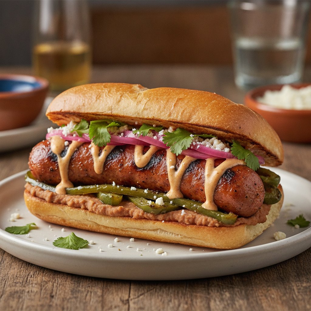 Grilled Sausage Sandwich