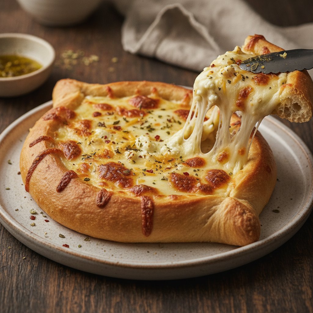 Baked Cheese Bread Boat (Gluten-Free)