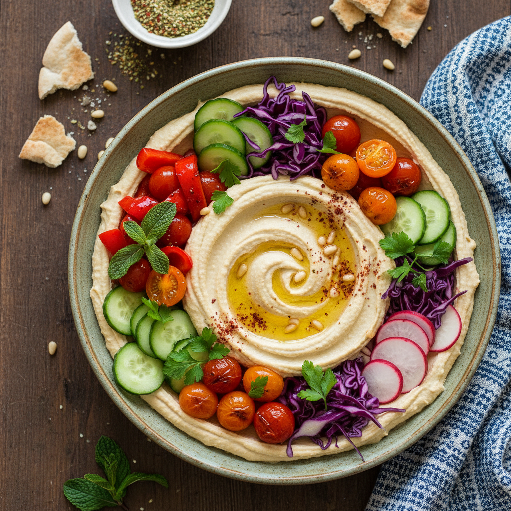 Chilled Veg Hummus Bowl