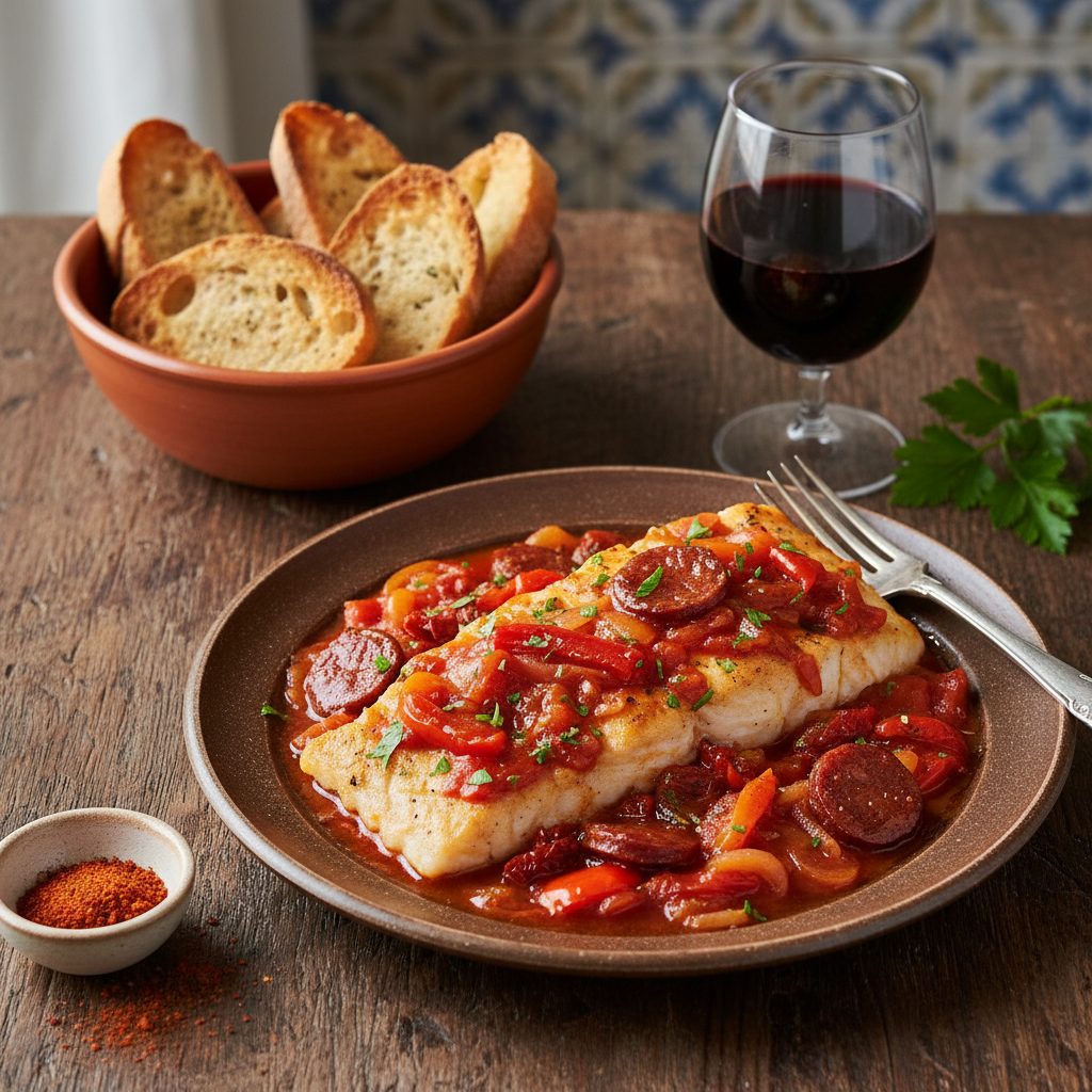 La Rioja Cod with Peppers