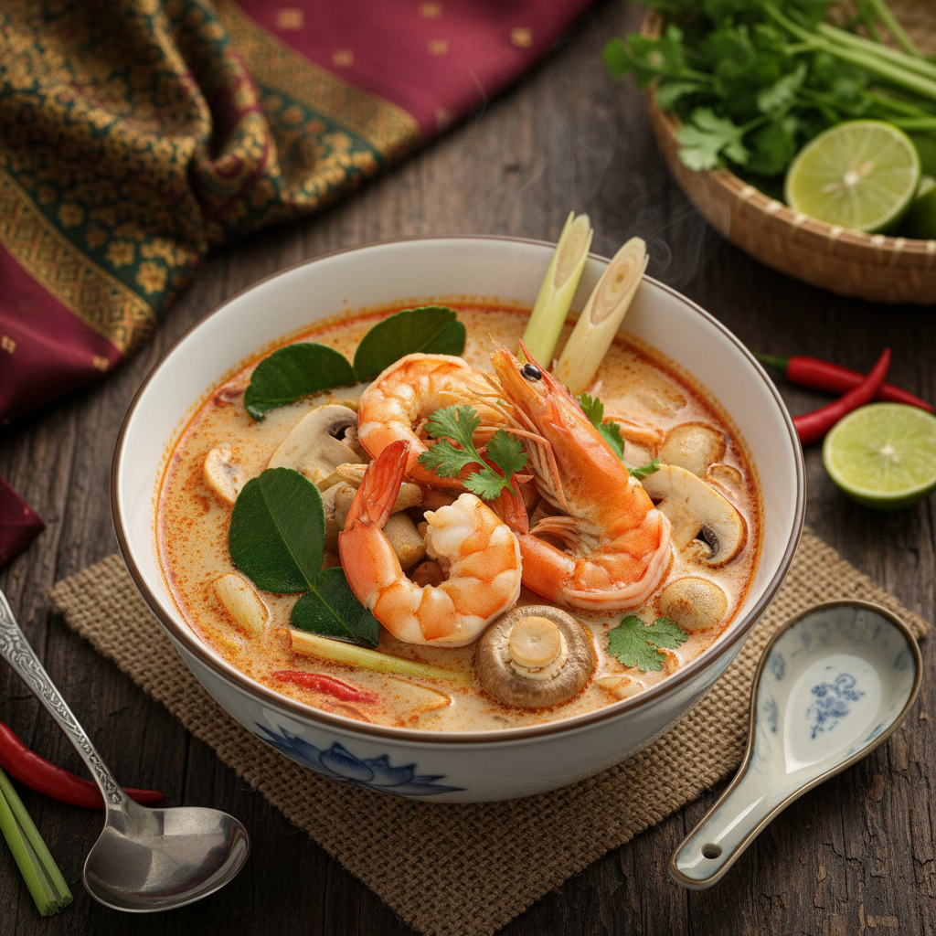 Spicy Lemongrass Shrimp Soup — Tom Yum Goong
