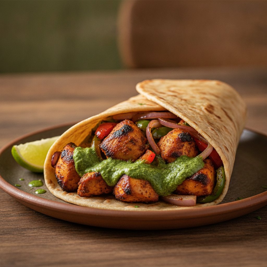 Charred Chicken Wrap