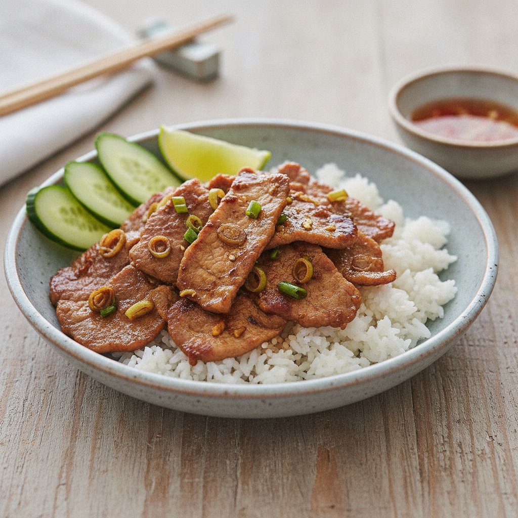 Stir Fried Pork With Lemongrass