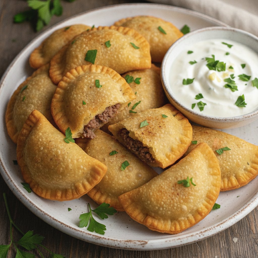 Fried Meat Pastries (Keto)
