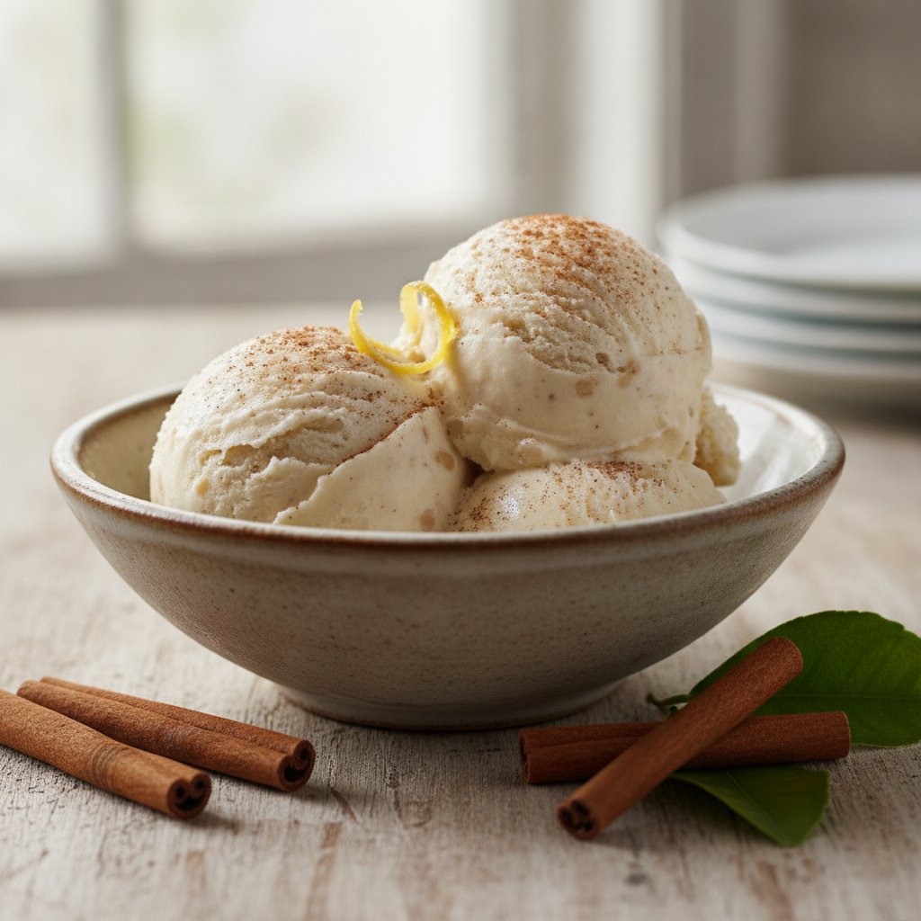 Cinnamon Rice Pudding Ice Cream