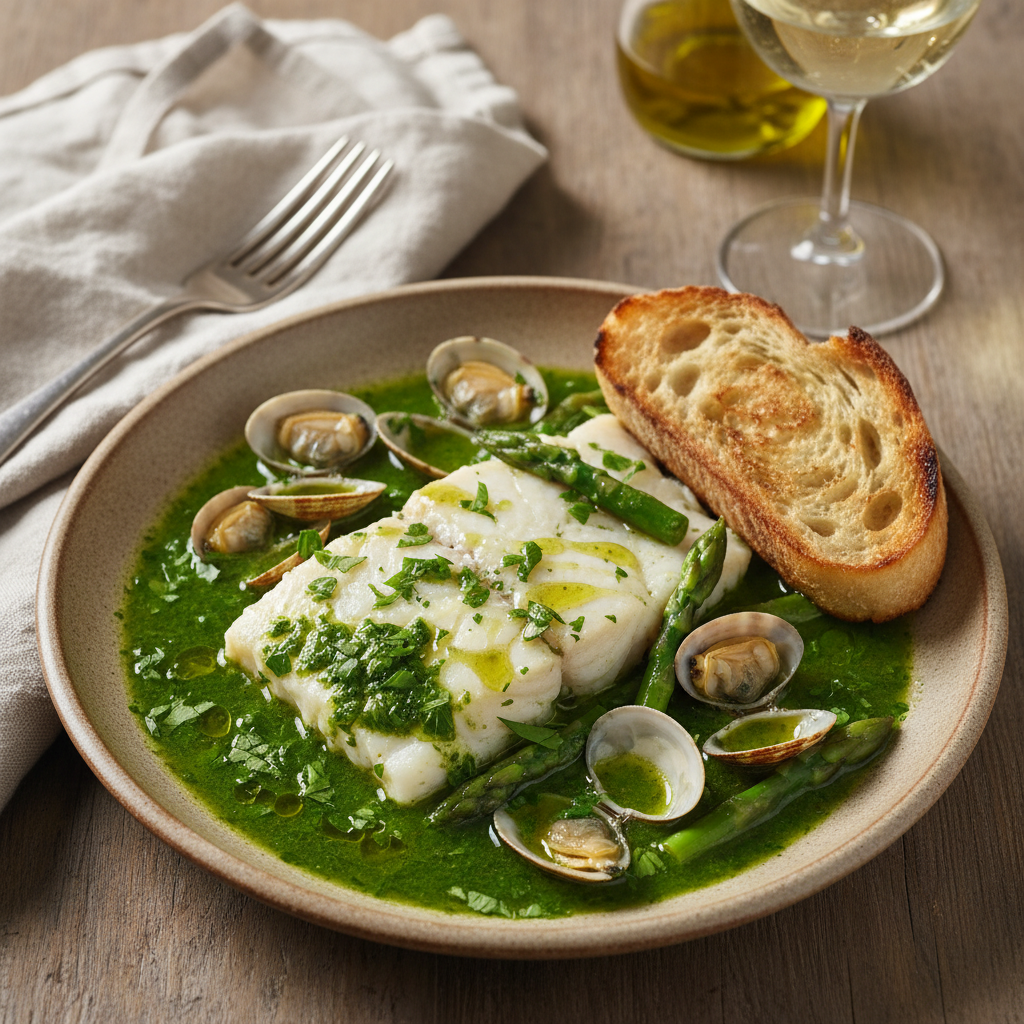 Hake in Green Sauce