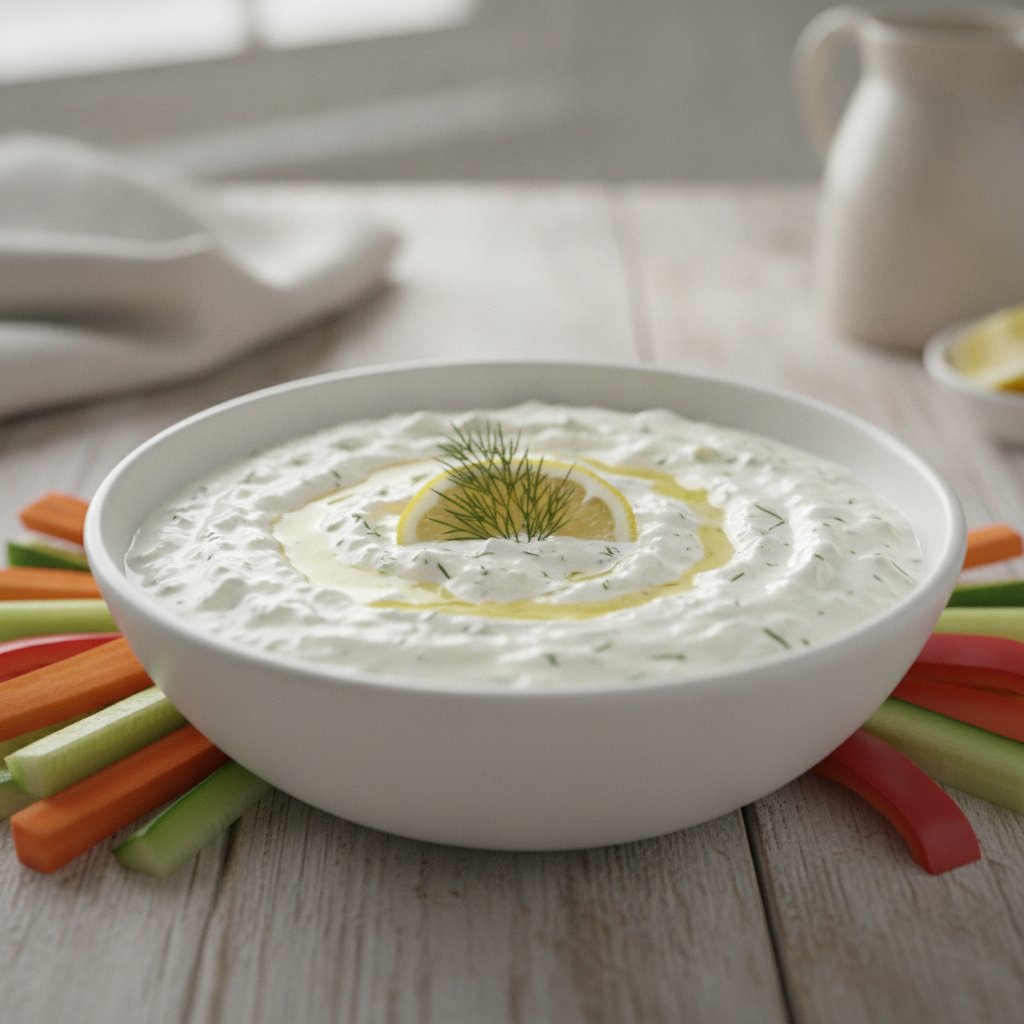 Cucumber Yogurt Dip (Low-Calorie)