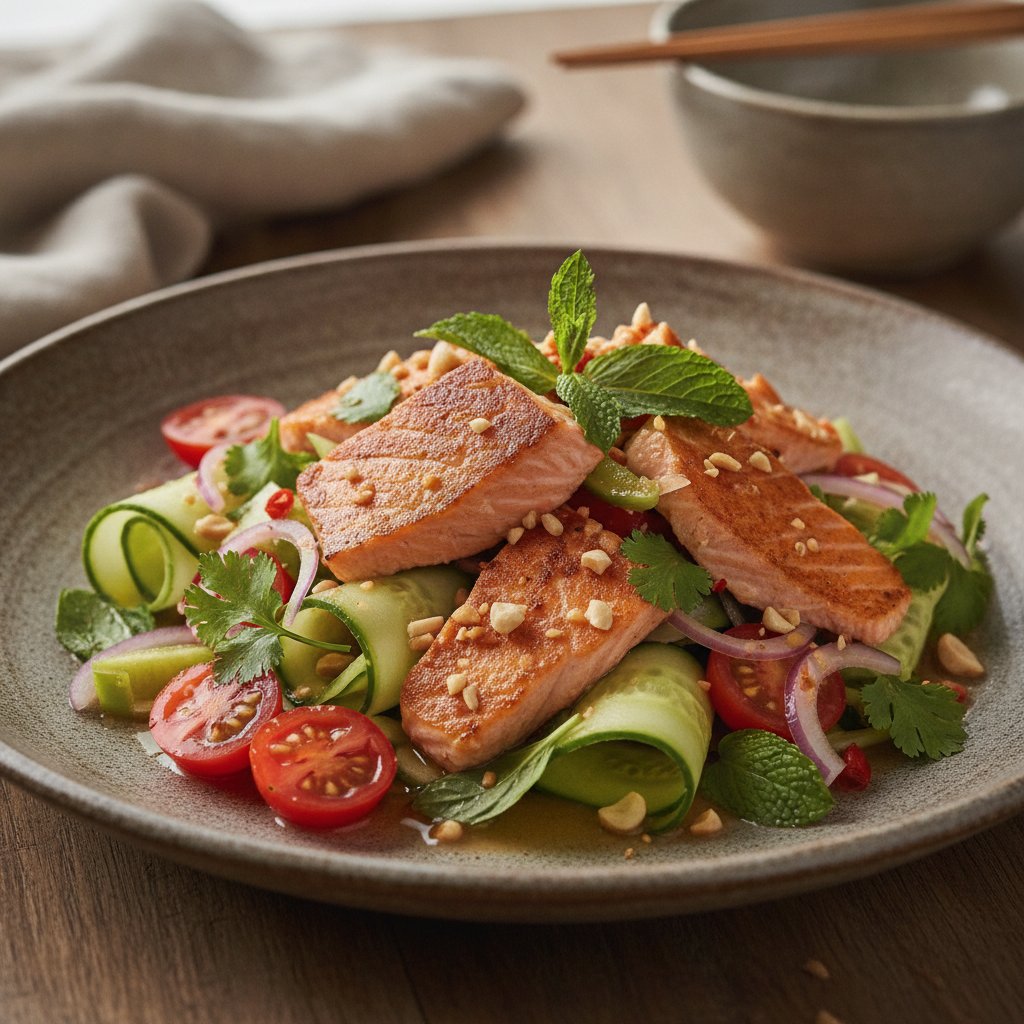 Spicy Salmon Salad