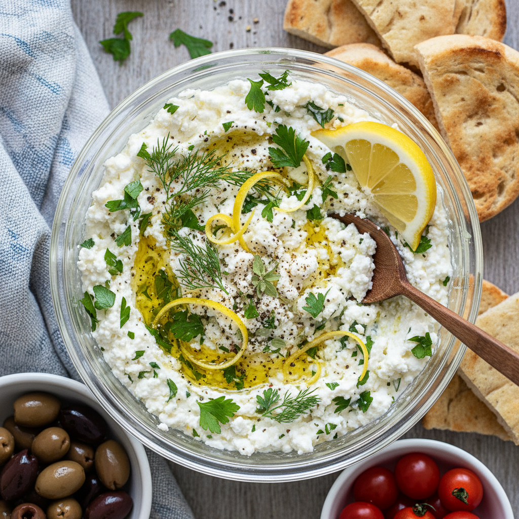 Cottage Cheese Lemon Herb Smash Tub