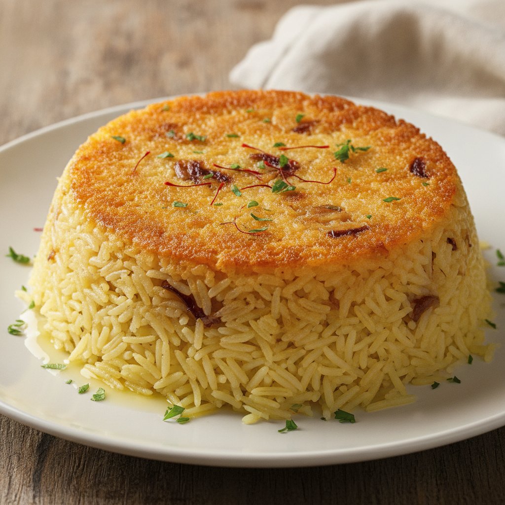 Crispy Golden Rice with Saffron Crust (Gluten-Free)